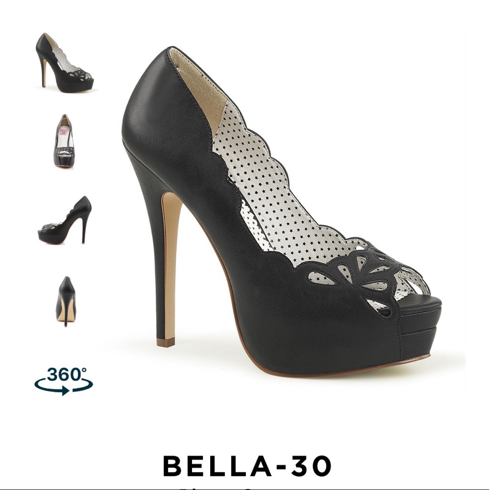 Faux leather Bella-30 pin up couture Pumps 51/4”
